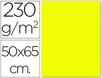 Cartulina Fluorescente Amarilla 50X65 Cm