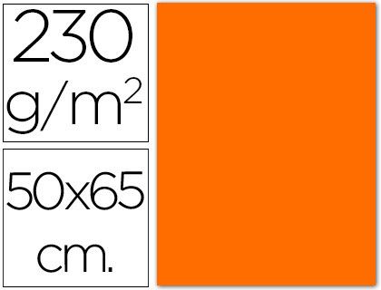 Cartulina Fluorescente Naranja 50X65 Cm