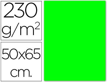 Cartulina Fluorescente Verde 50X65 Cm