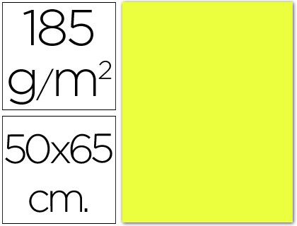 Cartulina Guarro Amarillo Limon 50X65 Cm 185 Gr