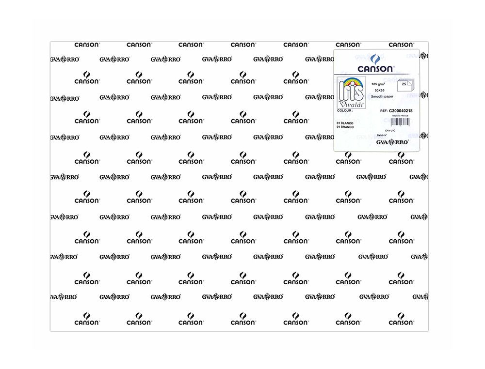 Cartulina Guarro Blanca -50X65 Cm -185 Gr