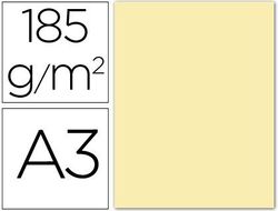 Cartulina Guarro Din A3 Crema 185 Gr Paquete 50 H