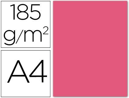 Cartulina Guarro Din A4 Fucsia 185 Gr Paquete 50 H