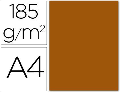Cartulina Guarro Din A4 Marron Chocolate 185 Gr Paquete 50 H