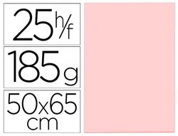 Cartulina Guarro Rosa -50X65 Cm -185 Gr