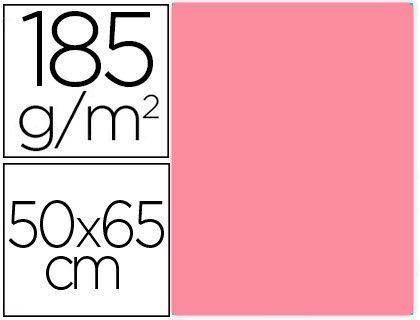 Cartulina Guarro Rosa Chicle 50X65 Cm 185 Gr
