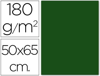 Cartulina Guarro Verde Abeto 50X65 Cm 180 Gr