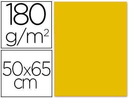 Cartulina Liderpapel 50X65 180 Gr Oro Paquete de 25