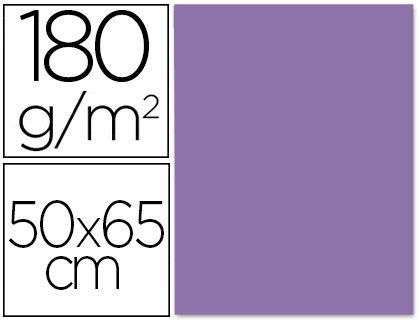 Cartulina Liderpapel 50X65 180 Gr Purpura Paquete de 25