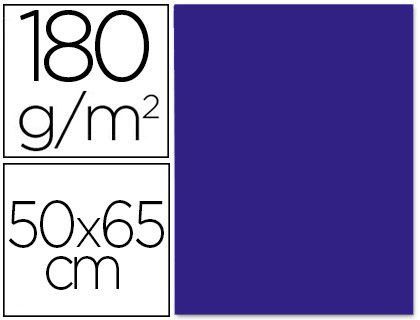 Cartulina Liderpapel 50X65 180 Gr Zafiro Paquete de 25