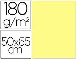 Cartulina Liderpapel 50X65 cm 180 Gr Amarillo Medio Unidad