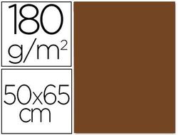 Cartulina Liderpapel 50X65 cm 180 Gr Marron Unidad