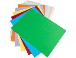 Cartulina liderpapel 50x65 cm 180g/m2 25 colores surtidos paquete de 25 hojas