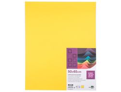 Cartulina Liderpapel 50X65 cm 180G/M2 Amarillo Limon Paquete de 25
