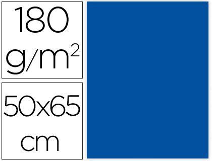 Cartulina Liderpapel 50X65 cm 180G/M2 Azul Paquete de 25