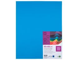 Cartulina Liderpapel 50X65 cm 180G/M2 Azul Paquete de 25