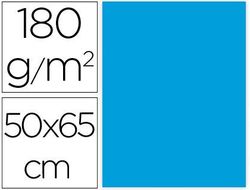 Cartulina Liderpapel 50X65 cm 180G/M2 Azul Turquesa Paquete de 25