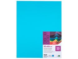 Cartulina Liderpapel 50X65 cm 180G/M2 Azul Turquesa Paquete de 25