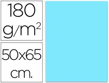 Cartulina Liderpapel 50X65 cm 180G/M2 Celeste