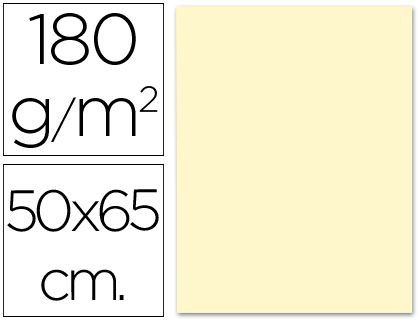 Cartulina Liderpapel 50X65 cm 180G/M2 Crema