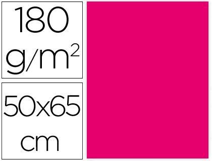 Cartulina Liderpapel 50X65 cm 180G/M2 Fucsia Paquete de 25