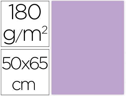 Cartulina Liderpapel 50X65 cm 180G/M2 Lila Paquete de 25