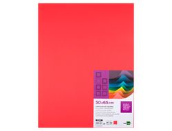 Cartulina Liderpapel 50X65 cm 180G/M2 Rojo Paquete de 25