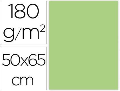 Cartulina Liderpapel 50X65 cm 180G/M2 Verde Hierba Paquete de 25