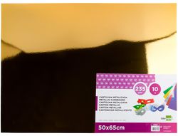 Cartulina Liderpapel 50X65 cm 235G/M2 Metalizada Oro
