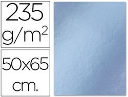 Cartulina Liderpapel 50X65 cm 235G/M2 Metalizada Plata