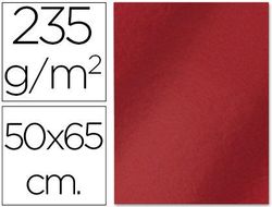 Cartulina Liderpapel 50X65 cm 235G/M2 Metalizada Rojo