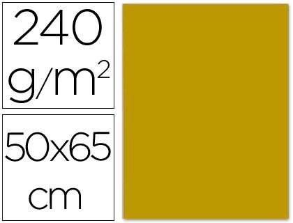 Cartulina Liderpapel 50X65 cm 240 G/M2 Oro Viejo