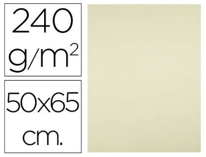 Cartulina Liderpapel 50X65 cm 240G/M2 Amarillo