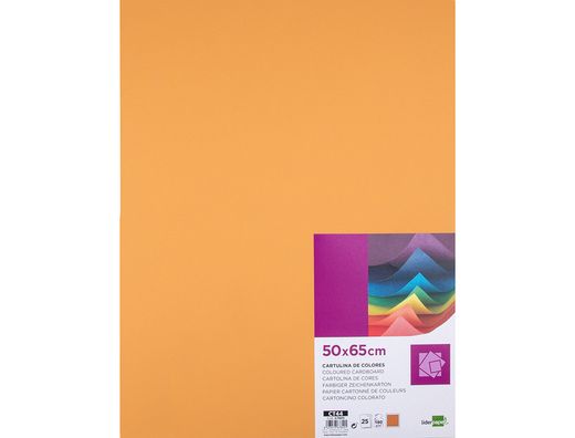 Cartulina Liderpapel 50X65 cm 240G/M2 Avellana Paquete de 25 Unidades