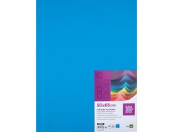 Cartulina Liderpapel 50X65 cm 240G/M2 Azul Turquesa Paquete de 25 Unidades