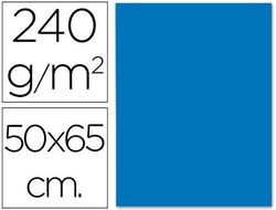 Cartulina Liderpapel 50X65 cm 240G/M2 Azul