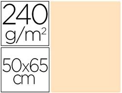 Cartulina Liderpapel 50X65 cm 240G/M2 Crema Paquete de 25 Unidades