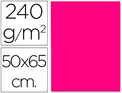 Cartulina Liderpapel 50X65 cm 240G/M2 Fucsia