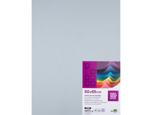 Cartulina Liderpapel 50X65 cm 240G/M2 Gris Paquete de 25 Unidades