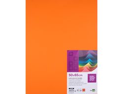 Cartulina Liderpapel 50X65 cm 240G/M2 Naranja Paquete de 25 Unidades