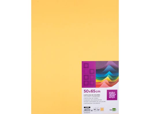 Cartulina Liderpapel 50X65 cm 240G/M2 Oro Paquete de 25 Unidades
