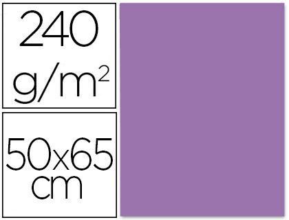 Cartulina Liderpapel 50X65 cm 240G/M2 Purpura Paquete de 25 Unidades
