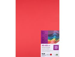 Cartulina Liderpapel 50X65 cm 240G/M2 Rojo Paquete de 25 Unidades