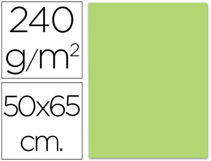 Cartulina Liderpapel 50X65 cm 240G/M2 Verde Hierba