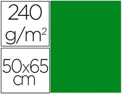 Cartulina Liderpapel 50X65 cm 240G/M2 Verde Navidad Paquete de 25 Unidades