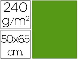 Cartulina Liderpapel 50X65 cm 240G/M2 Verde Navidad