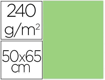 Cartulina Liderpapel 50X65 cm 240G/M2 Verde Paquete de 25 Unidades