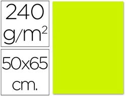 Cartulina Liderpapel 50X65 cm 240G/M2 Verde Pistacho