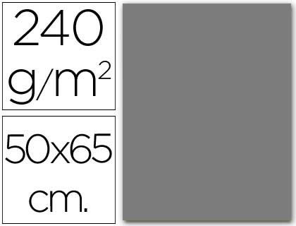Cartulina Liderpapel 50X65 cm Gris 240 Gr Unidad