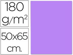 Cartulina Liderpapel 50X65 cm Lila 180 Gr -Unidad